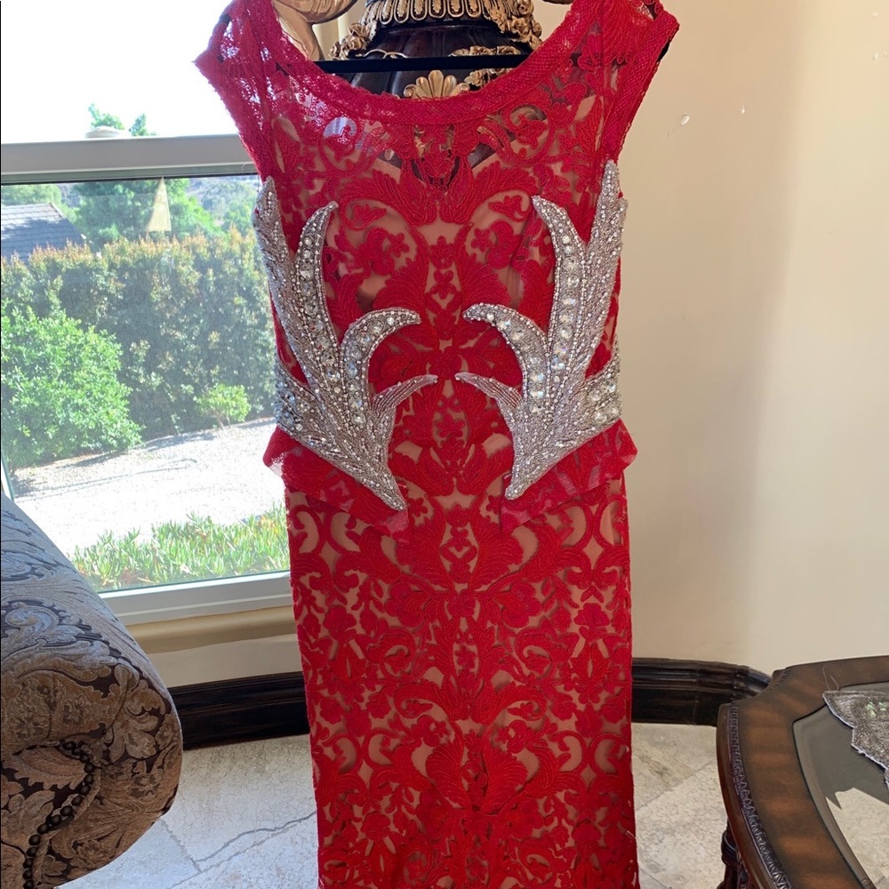 Long Red Dress